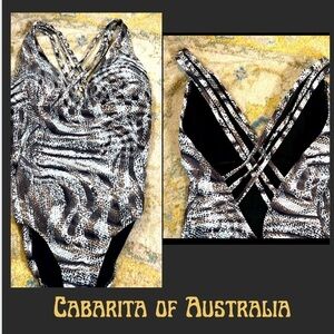 🔥Cabarita Swim,Australia, WOW, Triple Strapped Back, Low-Cut Back, Full Support